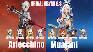 C0 Arlecchino & C0 Mualani | Spiral Abyss 6.3 | Genshin Impact