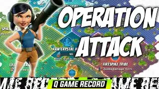 Boom Beach -(FULL BOOST FIRESPIKE TRIBE) Operation Foxtrot (Complex) With Zooka.