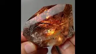 Quartz with Riebeckite and Astrophyllite inclusions