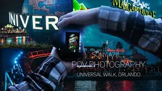 Universal Walk Orlando POV Photography | Sony A7iii
