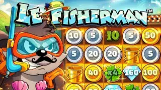 FIRST EVER MAX LEVEL BONUS ON LE FISHERMAN SLOT! ⚡