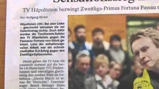 TV Hilpoltstein vs Fortuna Passau Presse 2 Liga Tischtennis 201602