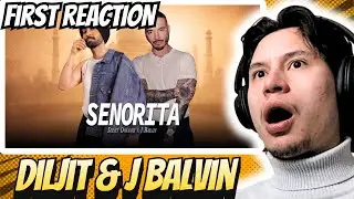 Что это за коллаб?! | Дилджит Досандж - Сеньорита (Ft. J Balvin, Raj Ranjodh, MixSingh) | Реакция