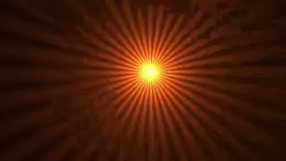 Fire Orange Starburst | 30 Minutes 4K Relaxation | With Relaxing Music