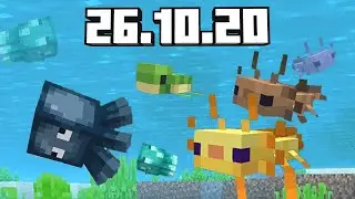 NUEVOS BEBES ACUATICOS Y ESCUDOS SUPER MEJORADOS Minecraft 26.10.20