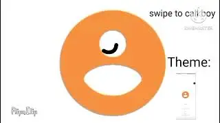 Swipe to call boy (Incoming call island animated) #toca  band#
