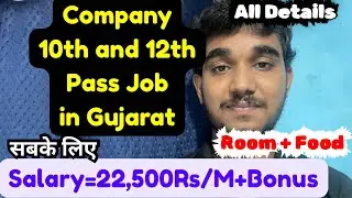Company 10th and 12th Pass Job in Gujarat,Salary,Requirements,Apply Details,and More