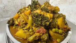 Broccoli ￼aloo matar ki sabji || bohot hi Asan tarika broccoli, Aloo Matar ki sabji || in our style 