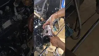 Sonalika tractor engine fitting#automobile #mechanic
