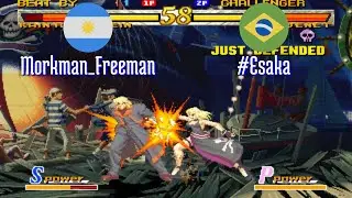 FT5 @garou: Morkman_Freeman (AR) vs #Esaka (BR) [Garou Mark of the Wolves Fightcade] Jan 27
