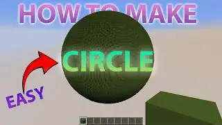 How to Make a Perfect Circle in Minecraft with WorldEdit Mod | Easy Tutorial
