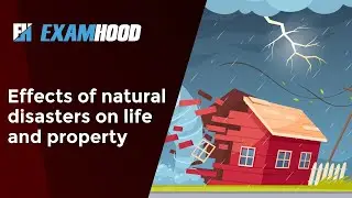 Effect of natural disasters on life and property