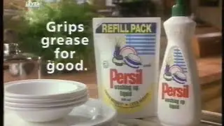 Persil Washing Up Liquid advert with Robbie Coltrane - Broadcast 25th December 1993 HTV (UK)