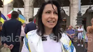 Roma, corteo per il giorno dell'indipendenza dell'Ucraina