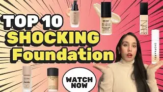 Do you know 😱about top 10  shocking foundation ||zareenaqureshi#bestfoundation