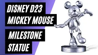 Magical Unveiling: Disney D23 Mickey Mouse Milestone Statue Unboxing