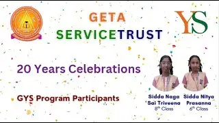 GETA 20 Years Celebrations - Sidda Naga Sai Triveena, Nitya Prasanna