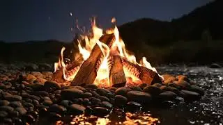 Midnight Campfire Ambience for Quiet Sleep