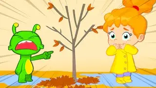 Groovy el Marciano & Phoebe | Aprender las estaciones para niños: sencillo y muy divertido