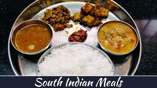 South Indian meal | veg south indian lunch menu ideas | Easy & quick veg meals for guest in 45mins