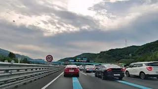 KOREA DRIVE | X4 Speed Highway Driving | 400km/h | 4K
