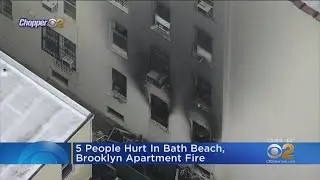 5 People Hurt In Apartment Fire In Bath Beach, Brooklyn