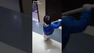 Aroosh helping mom cleaning #Aroosh#lovelybaby#baby#❤️❤️