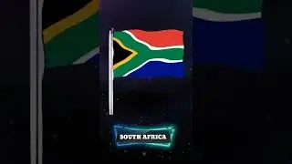 SOUTH AFRICA - National flag.