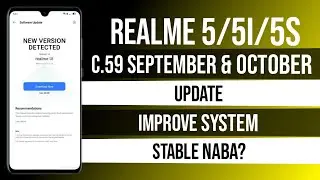 Realme 5/5i/5s C.59 October 2020 Update | Realme 5 C.59 Update | Realme 5i C.59 Update (Tagalog)