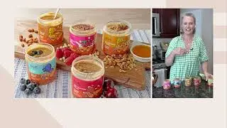 BNutty (5) 9 oz. Jars Nutty for Fruit Peanut Butter Assortment on QVC