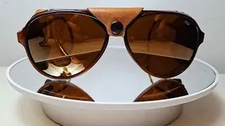1980's BOLL&Eacute; Sunglasses Steampunk made in France (Lentes Vintage Per&uacute;)