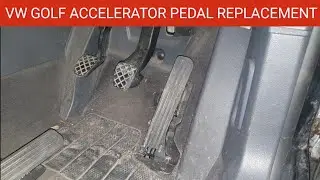 How to Change the VW Golf Faulty Accelerator Pedal. VW Accelerator Throttle Pedal Replacement Job