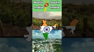 North India vs South india comparison ❓ Plains vs Plataeu🧐