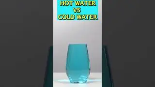 Hot And Cold Water Densities: Hot Water Density Experiment #youtubeshorts #hotwatersystem
