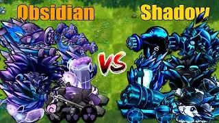 PVZ 1 Fusion 3.2 Challenge!! Team Obsidian VS Team Shadow VS 300 Zombie Random - Who Will Win?