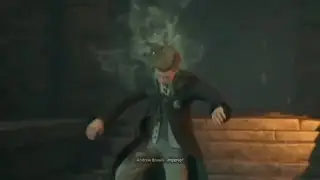 Ominis gets hit with the Imperius Curse in Hogwarts Legacy