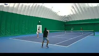 【Tennis Highlights】【球拍兄弟】周柏言/赵子昂vs周歆牧/杨睿朗双打训练赛HL