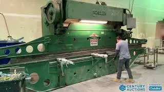 F.J Edwards Ltd. Schuler 24 Ft. Pneumatic Press Brake