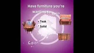 Consign your furniture with us TODAY!  #auctionswork