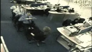 Before there was internet in the office
