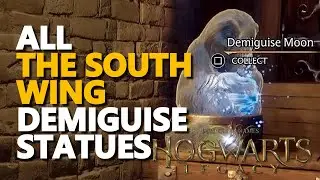 All The South Wing Demiguise Statues Hogwarts Legacy
