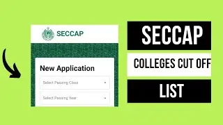SECCAP Colleges Cut-off List 2022 | Cut-off list all field 2022 | @CSC1232