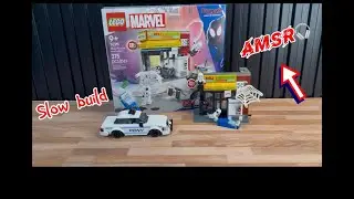 Relaxing LEGO Marvel Spider-Man Build 🕷️ Slow Build ASMR No Talking 🗣️