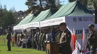 Przysięga terytorialsów w Polanicy-Zdroju