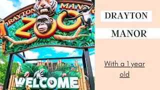 Drayton Manor Theme Park /1 year old babies first ride