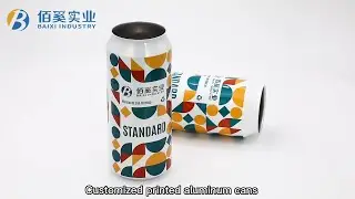 baixi printed aluminum cans