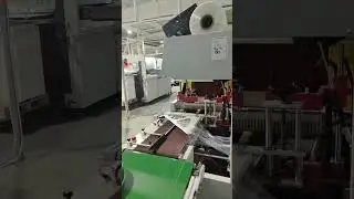 Paper Plate Making Machine inline Shrink Packing Machine working in Europe