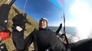 Paragliding K&aring;seberga Hammars Backar, Happy Easter!