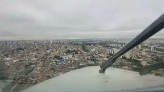 Pouso Campo de Marte, aeronave king Air C90