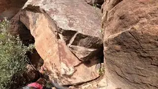 Best Exposed Trail in Red Rock Try White Pinnacle Peak #scrambling #360video